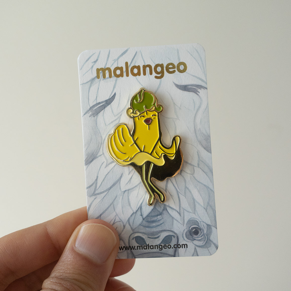 Marilyn Kowhai Pin - Gold Edition