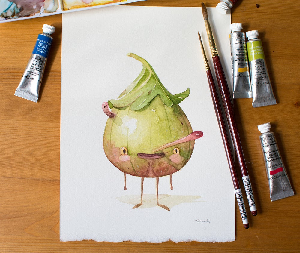 Fignocchio character watercolour