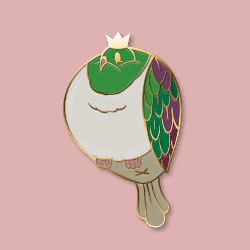 Premium Gold Kereru Pin