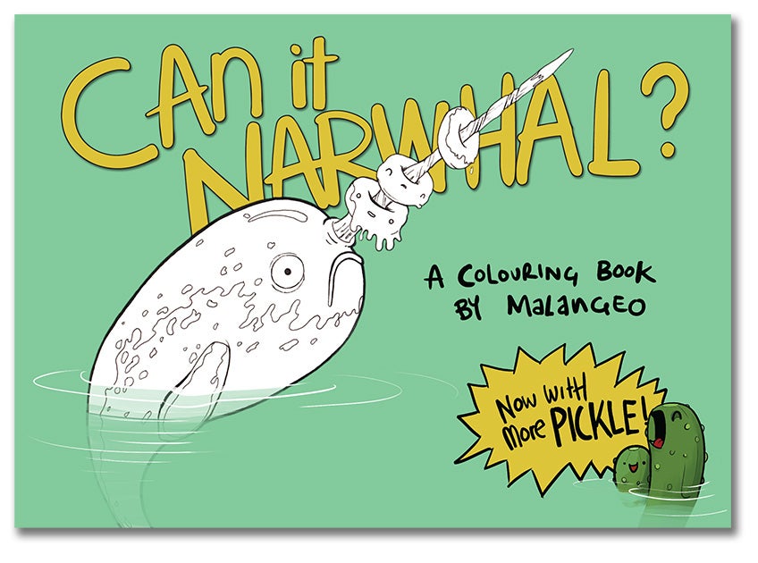 Can it Narwhal? PDF Colouring Book