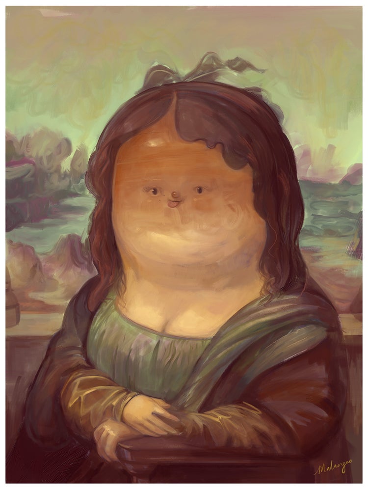 Turnip Lisa Blep Signed Print