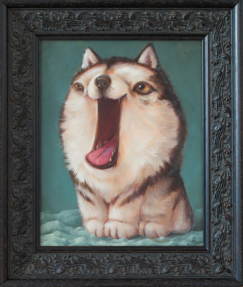 Caspian the Pocket Husky - Fine Art Print