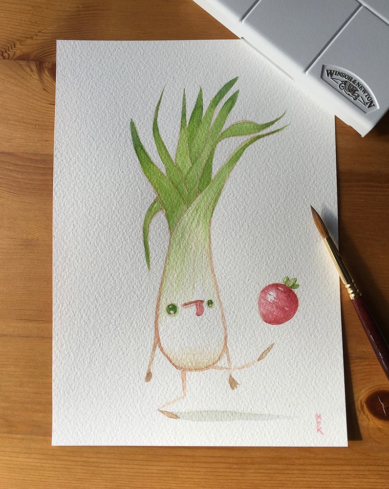 Leek kicking Beet